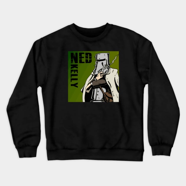 Ned Kelly Crewneck Sweatshirt by Australian_Bushranging